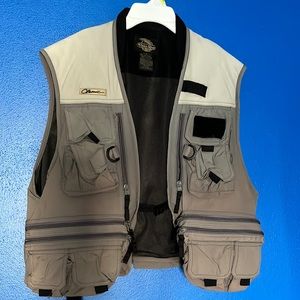 Grey fisher vest